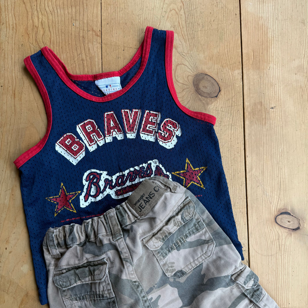 Vintage Atlanta Braves Jersey | 2-3T